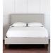 Eastern Accents Upholstered Low Profile Standard Bed Polyester in Gray | 50.25 H x 80 W x 86 D in | Wayfair 7WM-UBK1M-FB1743