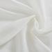 HLC.ME Lauren Solid Color Semi-Sheer Rod Pocket Curtain Panels Polyester in White/Brown | 54" W x 84" L | Wayfair LAURN-BTRP-84-IVRY