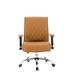 Latitude Run® Ergonomic Faux Leather Conference Chair Upholstered in Brown | 37 H x 13 W x 29 D in | Wayfair 7D82A95AEAFB4F7CB9278E8AF7F38DA0