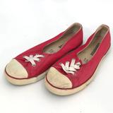 Converse Shoes | Converse Womens Chuck Taylor Red & White Dance Lace Ox Slip On 6.5 Used Htf Rare | Color: Red | Size: 6.5