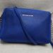 Michael Kors Bags | Euc Michael Kors Blue Leather Crossbody Bag Purse | Color: Blue | Size: Small