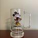 Disney Dining | Disney Minnie Mouse Tall Glass Mug | Color: Black/Gold | Size: 5 1/2”
