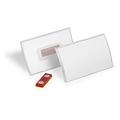 Durable Namensschild CLICK FOLD 54x90 mm mit Magnet verdrehsicher PP, Packung à 10 Stück, transparent, 826019