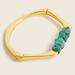 J. Crew Jewelry | J.Crew Framed Stone Open Cuff | Color: Green | Size: Os