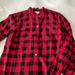 J. Crew Tops | J Crew Black And Red Long Sleeve Button Down | Color: Black/Red/Silver | Size: Xs