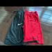 Nike Bottoms | Guc 2 Pairs Youth Nike Shorts | Color: Black/Red | Size: Lb