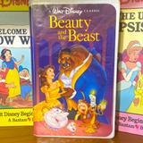 Disney Portable Audio & Video | Classic Collectable Beauty And The Beast Vhs Tape- A Black Diamond Masterpiece | Color: Black/White | Size: Os