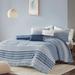 Calum Comforter Bed Set Navy, Twin, Navy