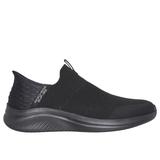 Skechers Men's Slip-ins: Ultra Flex 3.0 - Smooth Step Sneaker | Size 12.0 Wide | Black | Textile | Vegan | Machine Washable