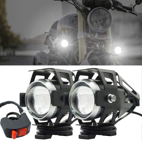 Motorradscheinwerfer Zusatzscheinwerfer, U5 Motorradscheinwerfer Nebelscheinwerfer LED Scheinwerfer