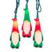 Kurt S. Adler 64129 - 10 Light 30" Red & Green Gnome String Set (UL 10/L RED/GREEN GNOME LIGHT SET (UL4351))