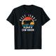 Beef Jerky ist nur ein Kuh Rosine Retro Sunset T-Shirt