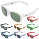 ITOOTI Classic Medium Kinder Sonnenbrille für Jungen und Mädchen ab 3 Jahren, Weiß, Flexibler Gummirahmen, Leicht, 100% UV400 Schutz, inkl. Etui und Polycarbonat-Gläser