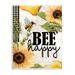 Stupell Industries Bee Happy Sunflower Insect Canvas in Yellow | 19 H x 13 W x 0.5 D in | Wayfair ak-666_wd_13x19