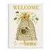 Stupell Industries Welcome Home Insect Hovering Canvas | 15 H x 10 W x 0.5 D in | Wayfair ak-649_wd_10x15