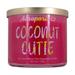 Perry Ellis Coconut Cuite Scented Designer Candle Paraffin/Soy in Red | 4 H x 8 W x 4 D in | Wayfair APACCC01