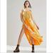 Free People Dresses | Free People Palm Beach Maxi Dress. Nwot | Color: Orange/White | Size: Xs