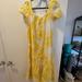 Zara Dresses | Like New Hello Summer Dress From Zara | Color: White/Yellow | Size: S