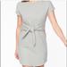 Athleta Dresses | Athleta Embrace Sweatshirt Dress Tie Front Sz Xs | Color: Gray | Size: Xs