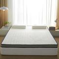 Single Mattress,Soft Knitted Fabric, Medium Firm Soft Over Mattress, Double Mattresses,king Size Mattresses, 6cm Thick Ideal For Guest Beds, Bunk Beds, Spare Room. ( Color : White , Size : 100*190cm )