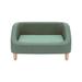 Teamson Pets Bolster Dog Bed Polyester in Green | 15.5 H x 21.75 W x 31.5 D in | Wayfair ST-M10007SG
