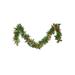 The Holiday Aisle® 9' Balls & Berries Pre-Lit Garland w/ 35 Clear/White Lights in Green | 10 H x 108 W x 10 D in | Wayfair