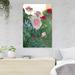 Red Barrel Studio® Pink Rose Flower During Daytime 1 Piece Rectangle Graphic Art Print on Wrapped Canvas in Green/Pink/Red | Wayfair