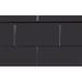Ninth & Vine Subway Tile Textured Slatwall 24" x 48" Wood in Black | 24 H x 48 W x 0.75 D in | Wayfair WF-SW-ST-B