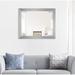 Wade Logan® Alacazar Wood Framed Wall Mounted Accent Mirror in Gray | 32.5 H x 26.5 W x 0.75 D in | Wayfair BEA478C0452046269C66741C048053D5