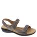 Trotters Romi Woven - Womens 11 Pewter Sandal W