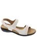 Trotters Romi Woven - Womens 11 White Sandal Medium