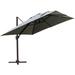 VredHom 10 Ft Square Cantilever Patio Umbrella with Cross Stand