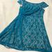 Jessica Simpson Dresses | Jessica Simpson Lace Dress | Color: Blue/Green | Size: 8