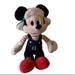 Disney Toys | Disney Store Mickey Mouse 9" Plush W/ Green Hat Blue Overalls & Red Shoes | Color: Blue/Green/Red/White | Size: 9”