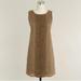 J. Crew Dresses | J.Crew Shift Dress With Embroidered Detail | Color: Tan | Size: Xs
