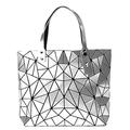 Orita Women Holographic Laser Envelope Clutch Handbag Shoulder Bag Tote, Silver, One Size