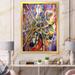 East Urban Home Abstract Multicolored Music Impression - Bohemian & Eclectic Canvas Wall Art Print Metal | 32 H x 24 W x 1 D in | Wayfair