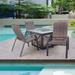 Courtyard Casual Furniture 5 Piece Multiple Chairs Seating Group Metal in Brown | Outdoor Furniture | Wayfair 5697