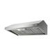 NXR Professional Ranges 36" 800 CFM Under Cabinet Range Hood in Stainless Steel w/ Night light Stainless Steel in Gray | Wayfair EH3619