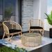 Joss & Main Hila 3 Piece Seating Group w/ Cushions Metal | Outdoor Furniture | Wayfair 4C24DD47559146F68A84F7FCF2132C60