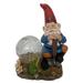 Trinx Solar Garden Gnome Resin/Plastic in Blue/Brown/Red | 9 H x 7 W x 5 D in | Wayfair 8986CEA8684F4709A4E80C5A7613D9B3