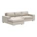 Brown Sectional - Latitude Run® 36 Width Left Hand Facing Modern Design Sofa & Chaise Sectionals w/ Ottoman | 34 H x 113 W x 67 D in | Wayfair