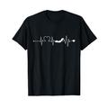 Fledermaus Herzschlag Fledermäuse Bat Heartbeat Bats T-Shirt