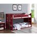 Contemporary Truck Style Twin/Twin Bunk Bed with Shipping Container Design and Sturdy Metal Frame