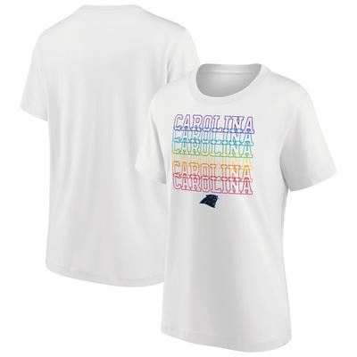 Carolina Panthers Pride Graphic T-Shirt – Weiß – Damen Image