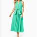 Lilly Pulitzer Dresses | Chrisella Midi Shirtdress In Gustavia Green Beach Paradise Eyelet Size 0 Nwt | Color: Green | Size: 0