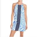 Lilly Pulitzer Dresses | Lilly Pulitzer Annabelle Shift Dress- Bay Blue Yacht Shift Dress | Color: Blue/White | Size: 2