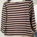 J. Crew Tops | J. Crew Women’s Structured Stripe Boatneck. | Color: Blue/Brown/Red | Size: S