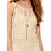 Free People Dresses | Free People Crochet Knit Mini Dress | Color: Cream | Size: Xs