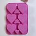 Disney Kitchen | Disney Princess Hearts Silicone Mold | Color: Pink | Size: 6 3/4" X 4 3/4" Inches 11.5 Cm X 16 Cm